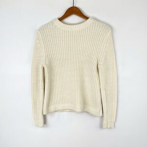 Flippa K Wool Chunky‎ Crewneck Knit Sweater Long Sleeve Heavyweight Thick Size S